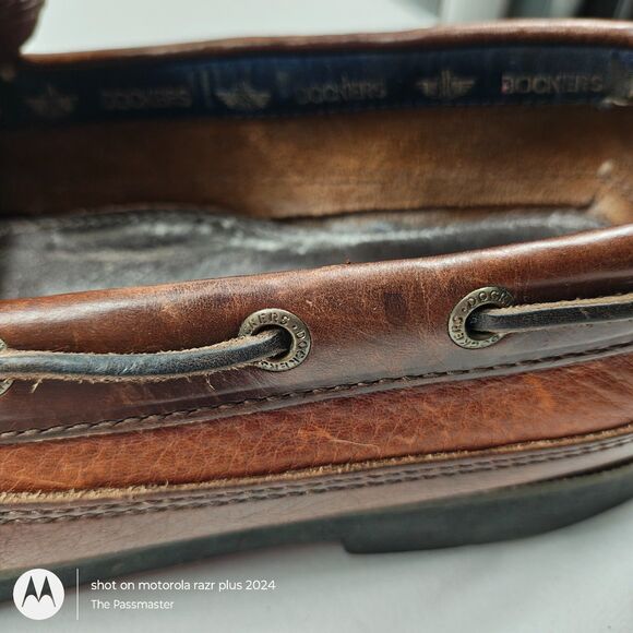 Men's DOCKERS Erie Brown Slip-On Tasseled Loafer Dress Shoes US Size 9.5 - Picture 7 of 12